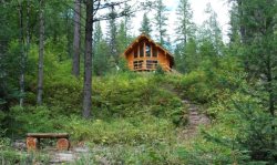 Peaceful Relaxing Astrid Log Cabin