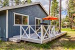 Great back deck with gas BBQ.