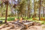 Outdoor firepit area. Lots of memories to be made back here