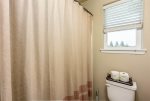 Master bathroom tub and shower combo
