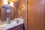 Upstairs bathroom next to kids bunk room 