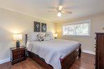 Second bedroom features a King size bed
