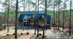 CASTLE BLACK BRAND NEW-2.5 ACRES SECLUDED ULTRA HIGH LUXE CABIN ON THE CREEK - 8 BD/8.5 Bath/7900 Sq Ft/Game room/2 Hot Tubs