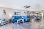 Vitamin Sea, 3 BR/3 BA accommodates 8 guests! New and unique open concept floor plan! Pool is steps from back patio, beach access steps away from front door! Come see why Seacove 3C Vitamin Sea is one of the most widely requested units!