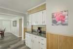 Coffee buffet area in kitchen 