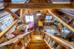 Upstairs loft with 2 queen beds 