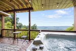 Lower Back Deck with 3 Person Hot Tub