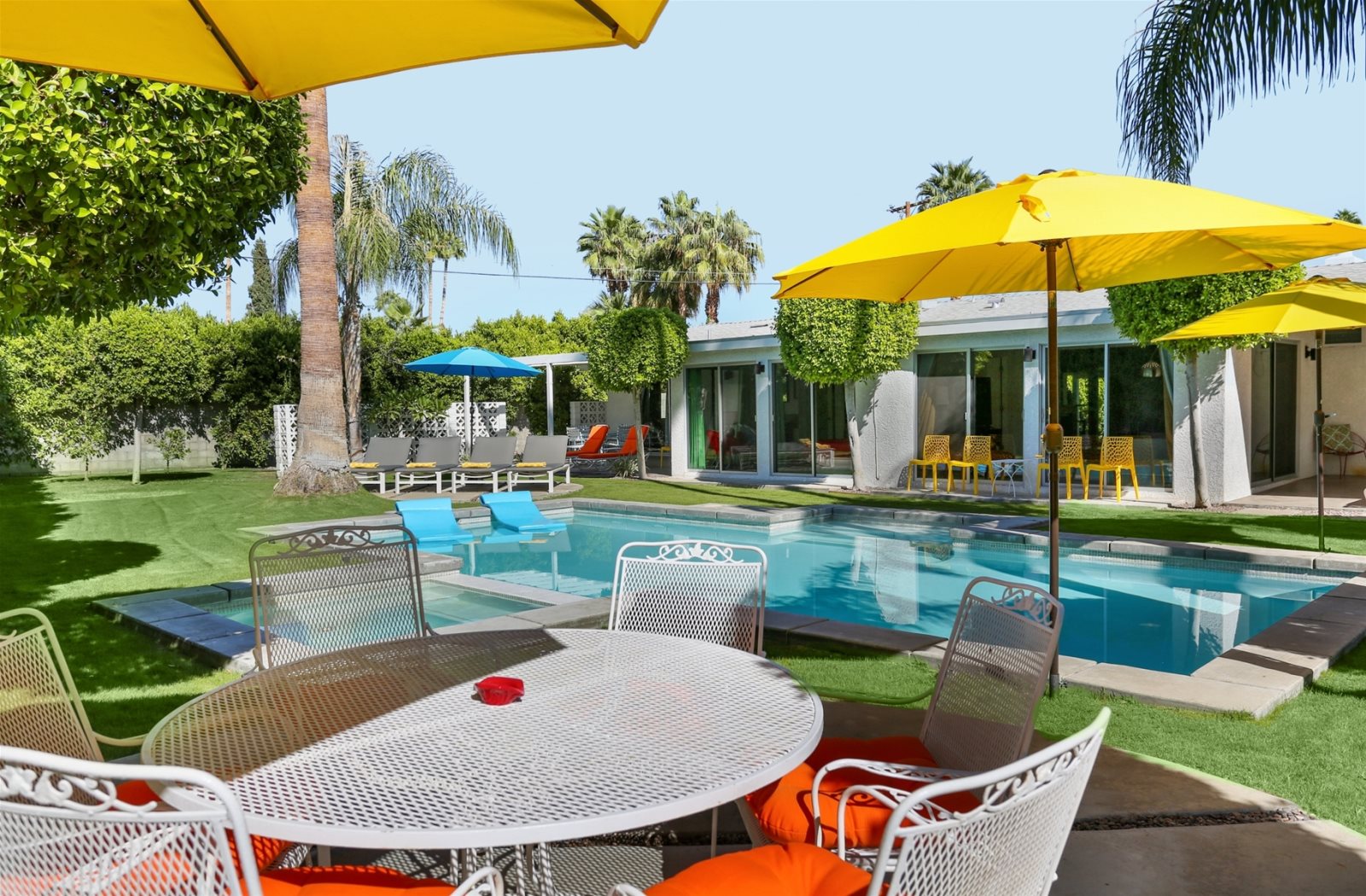 Palm Springs Poolside Retreat Palm Springs Vacation Rental Poolside