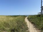 Beach access across from house