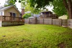 Large fenced in back yard