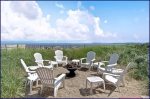 Ocean views from fire pit