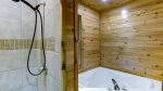 KING BEDRM w/ENSUITE BATHRM & WALK-IN SHOWER