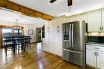 KITCHEN TO DINING TABLE w/MOUNTAIN RANGE VIEW