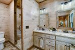 KING SUITE BATHRM w/DUAL VANITY & WALK-IN SHOWER