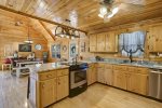 KITCHEN CORNER w/ELECTRIC STOVE