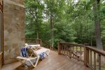 LOUNGE CHAIR VIEW TO FIRE PIT
