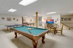FULL SIZE POOL TABLE w/55in SMART TV