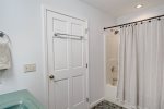 D/STAIRS SHARED FULL BATHRM w/SOAKING TUB-SHOWER COMBO