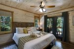 MAIN LEVEL KING SUITE w/PRIVATE ACCESS TO MAIN DECK