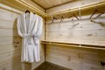 LOFT KING MSTR WALK-IN CLOSET w/LUXURY BATH ROBES