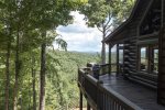 MAIN LVL DECK SIDE VIEW w/GAS GRILL