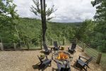 FIRE PIT VIEW FROM TERRACE DECK