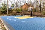 Private basketball court for the home