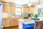 Upstairs kitchen area