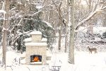 Winter is a beautiful time to stay at Wade`s Cabin and Lookout