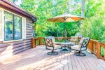 Dining Table on the Front Deck