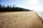 Expansive sandy beaches just a tony walk away 