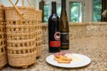 Grab a picnic basket and walk to the wineries 