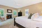 Large primary suite with queen bed 