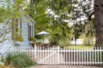 Fenced in backyard near Lake Michigan 