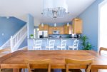 Beautifully designed cooking and dining space