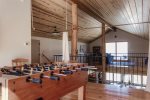 Enjoy a game of Foosball in the loft 