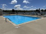 Community pool just four doors down from the home 