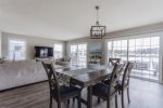 Dining area in the open-plan living area