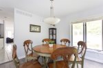 Enjoy a meal in the light and airy dining area