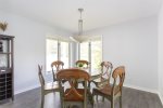 Dining room off the living area and kitchen