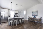 Large open kitchen and dining area