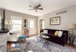 Cozy living room on the main floor 