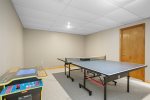 Enjoy a game of Ping Pong in the basement  