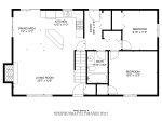 Floor plan for the main floor 