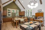 Enjoy the Beautiful open concept kitchen with seating around the island 