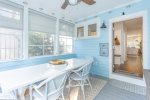 Beautiful screen porch at the front of the home 