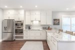 Fully equipped kitchen with tons of storage and counterspace