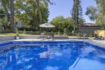 Gorgeous private pool area in the backyard