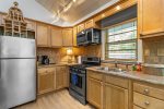 Kichen with stainless steel appliances