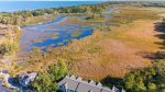 Stunning drone shots of the Galien River and Lake Michigan